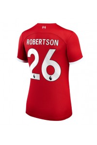 Liverpool Andrew Robertson #26 Jalkapallovaatteet Naisten Kotipaita 2023-24 Lyhythihainen